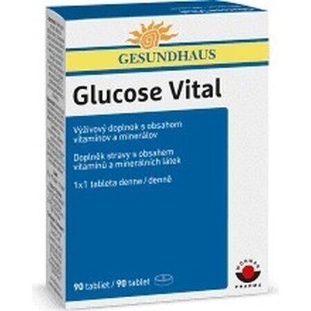 Glucosio vitale 1×90 pezzi, integratore alimentare