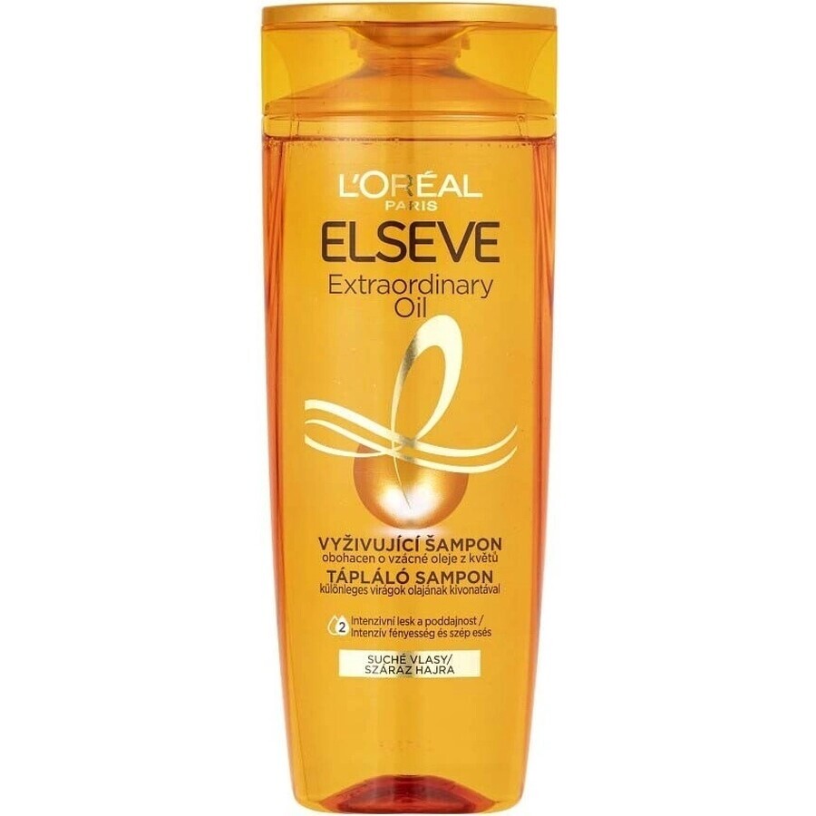 ELSEVE EXTRAORDINALY OIL 1×250 ml, shampooing pour cheveux secs