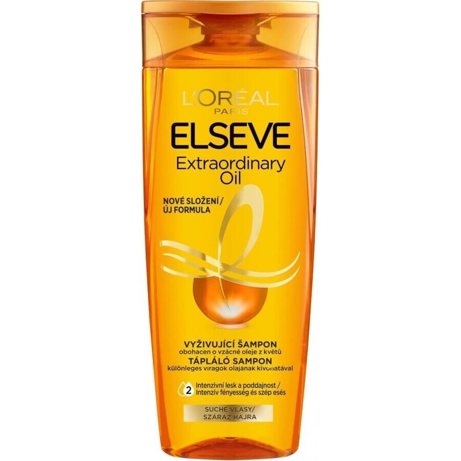 ELSEVE EXTRAORDINALY OIL 1×250 ml, shampooing pour cheveux secs