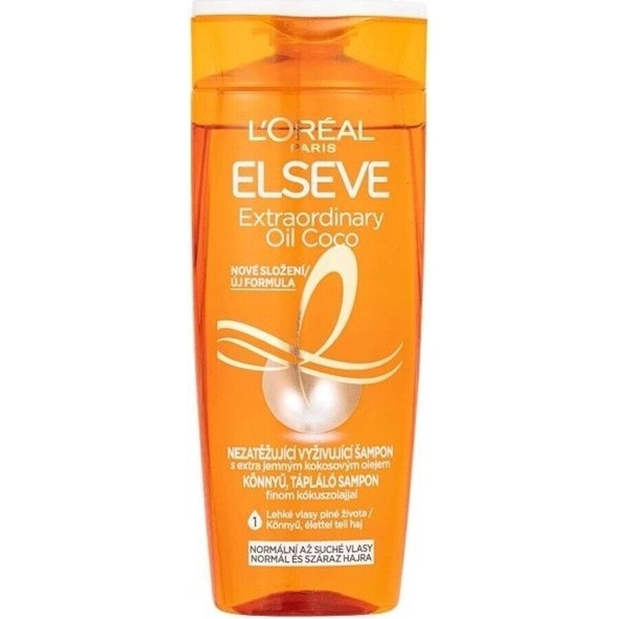 ELSEVE EXTRAORDINALY OIL 1×250 ml, shampooing pour cheveux secs