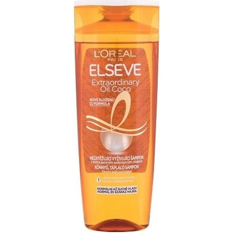 ELSEVE EXTRAORDINALY OIL 1×250 ml, shampooing pour cheveux secs