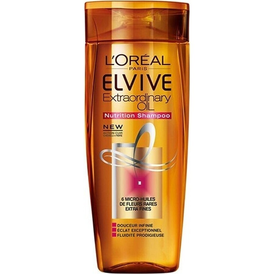 ELSEVE EXTRAORDINALY OIL 1×250 ml, shampooing pour cheveux secs