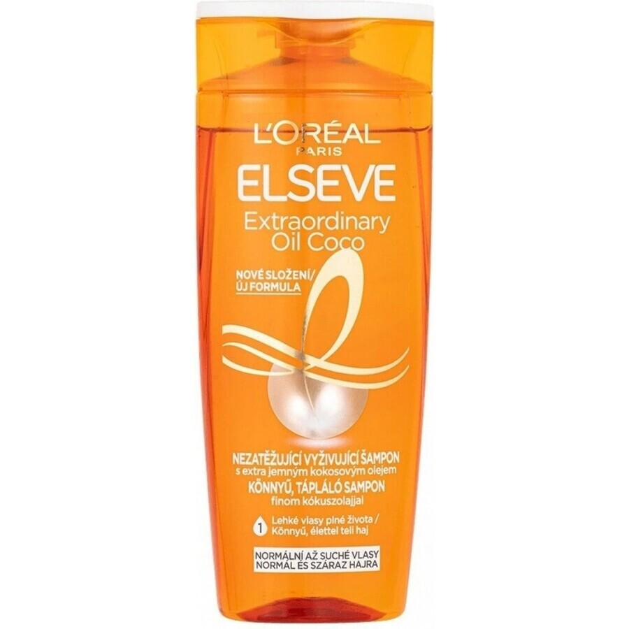 ELSEVE EXTRAORDINALY OIL 1×250 ml, shampooing pour cheveux secs