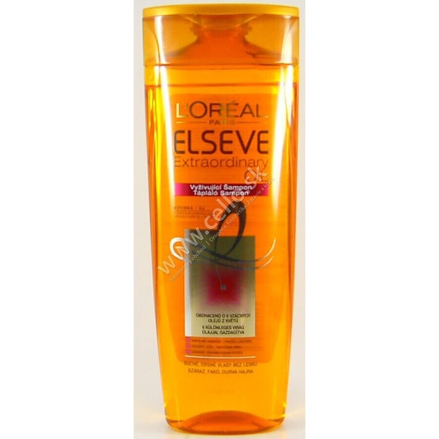 ELSEVE EXTRAORDINALY OIL 1×250 ml, shampooing pour cheveux secs