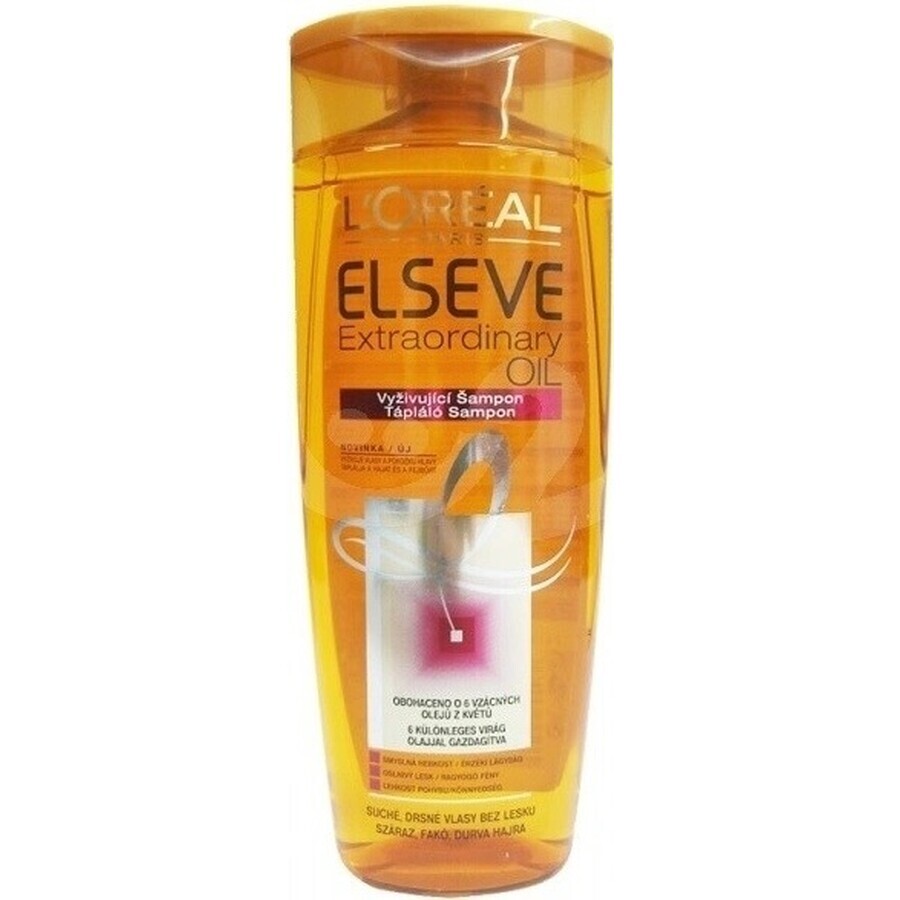 ELSEVE EXTRAORDINALY OIL 1×250 ml, shampooing pour cheveux secs