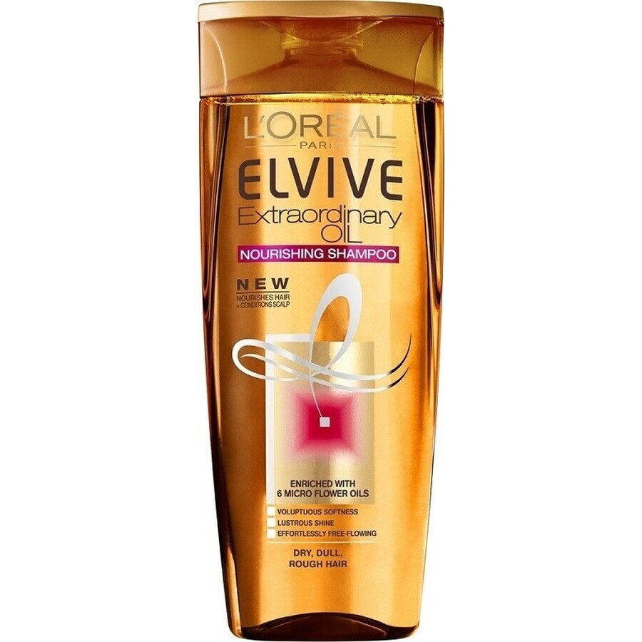 ELSEVE EXTRAORDINALY OIL 1×250 ml, shampooing pour cheveux secs