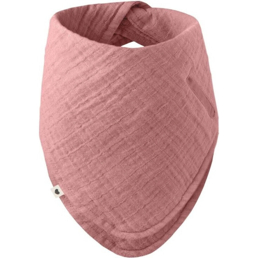 BIBS Bandana babero de muselina de algodón orgánico, Dusty Pink 1×1pc, babero rosa