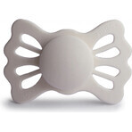 FRIGG Lucky Symmetrical Silicone Soother Silver Gray, +6m 1×1 buc, silicon soother