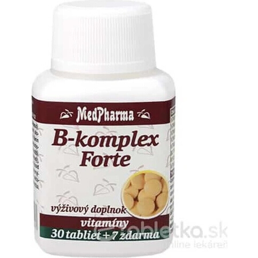 MedPharma B-complex Forte 1×37 tbl, voedingssupplement