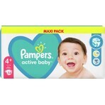 Pampers Active Baby MP S4+ 1×54 buc, mărimea S4+, scutece pentru copii