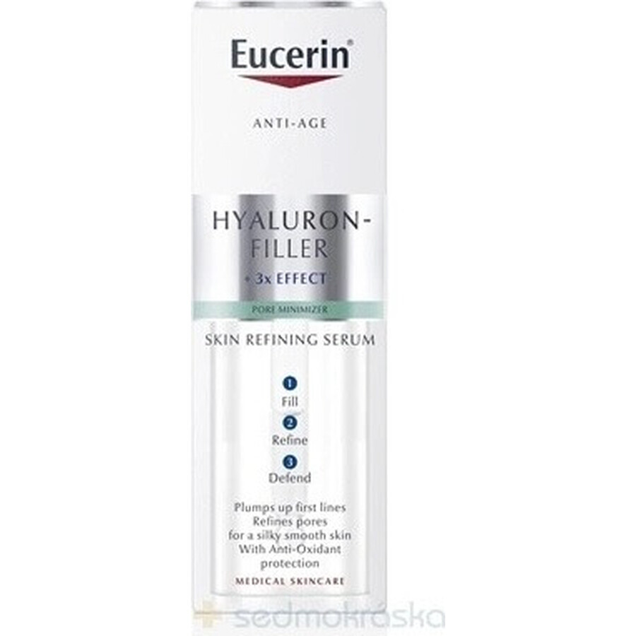 Eucerin HYALURON-FILLER SÉRUM AFINADOR DE LA PIEL 1×30 ml, antiedad, sérum refinador