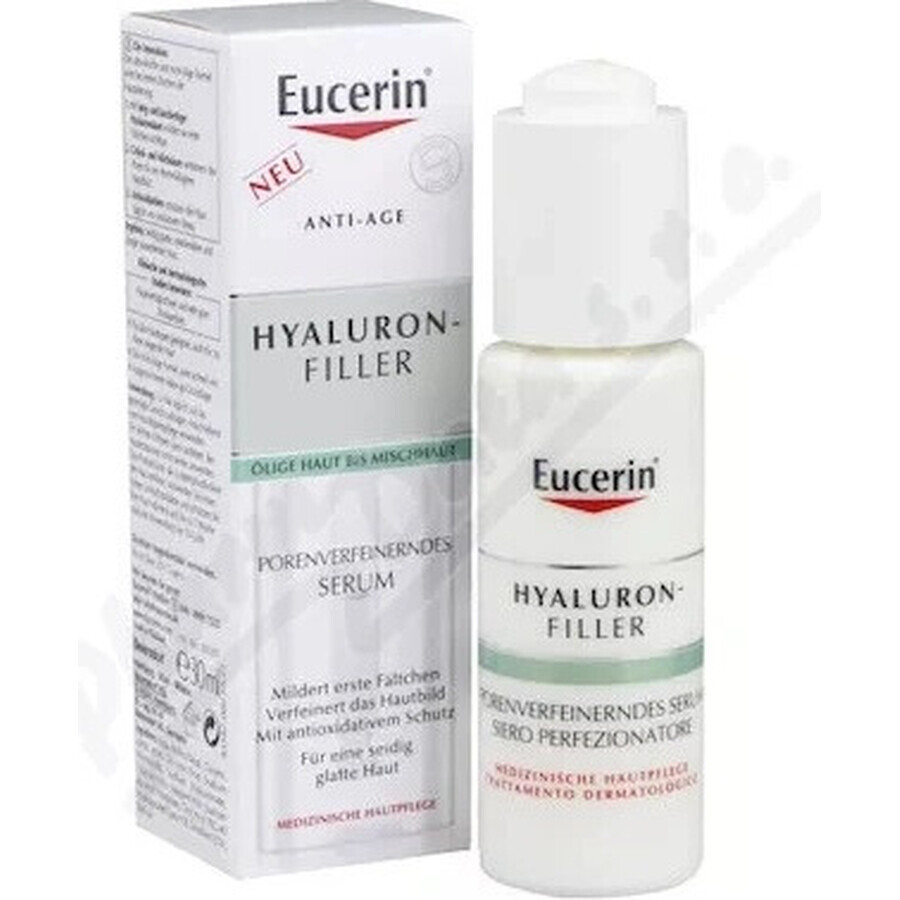 Eucerin HYALURON-FILLER SÉRUM AFINADOR DE LA PIEL 1×30 ml, antiedad, sérum refinador