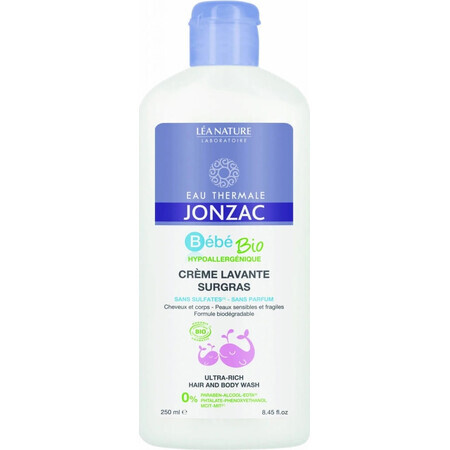 JONZAC Bébé Organic Hair and Body Wash 1×250 ml