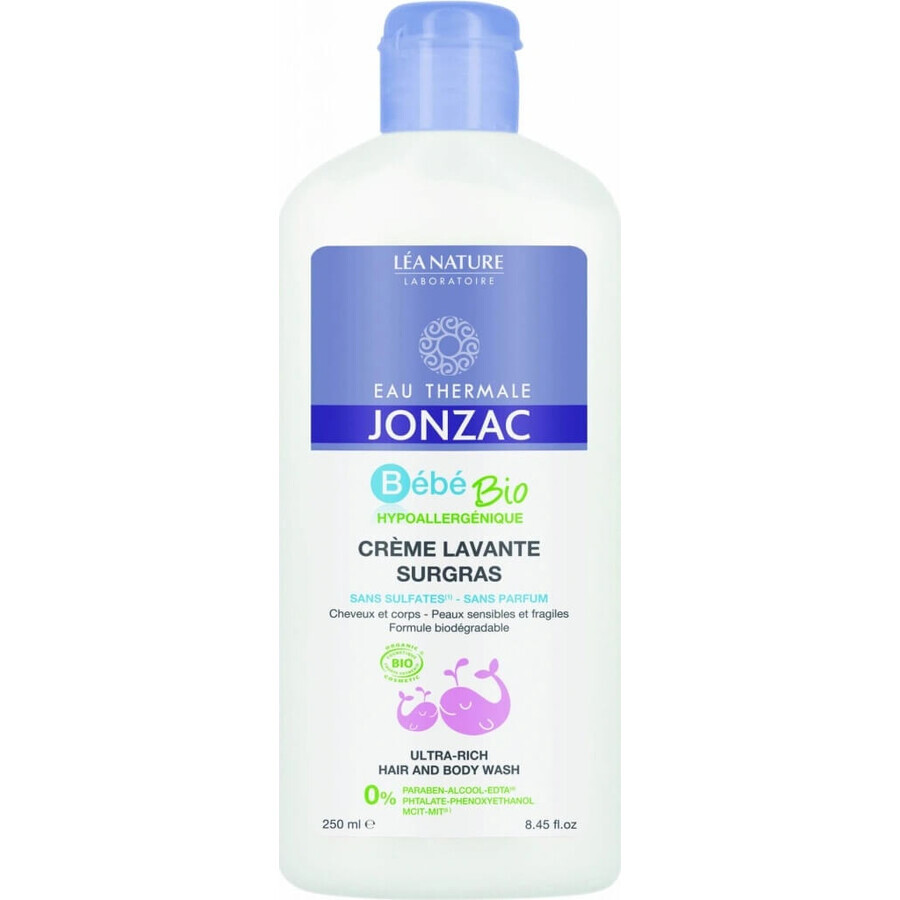 JONZAC Bébé Organic Hair and Body Wash 1×250 ml