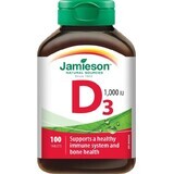 JAMIESON VITAMIN D3 1000 IU 1×100 tbl, food supplement