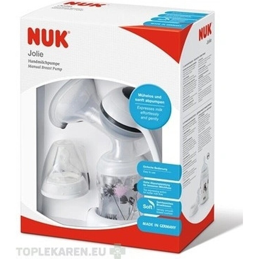 NUK JOLIE Manual breast pump 1×1 set, manual breast pump