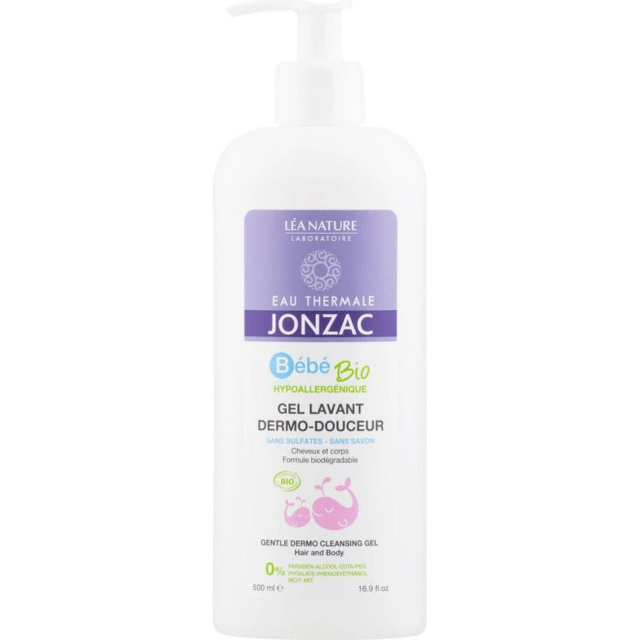 JONZAC Bébé Gel dermo-detergente per capelli e corpo con pompa 1×500 ml