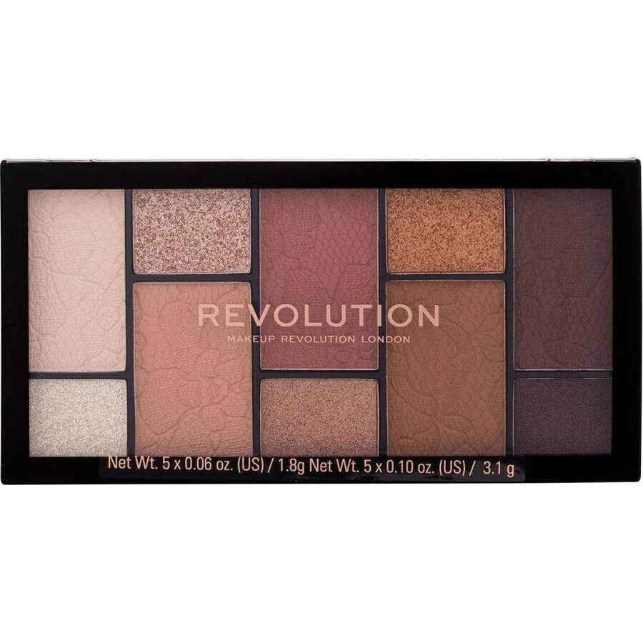 Revolution, Reloaded Dimension Shadow Palette Neutral Charm, oogschaduwpalet 1×24,50 g , oogschaduwpalet