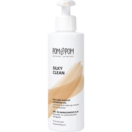 POMPOM Silky Clean Ulei de curățare facială 1×200 ml, ulei facial