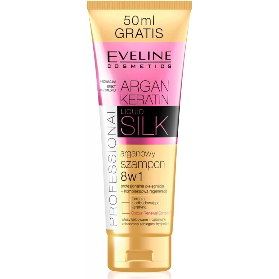 EVELINE Shampooing Argan + Kératine 8in1 150ml 1×150 ml, shampooing