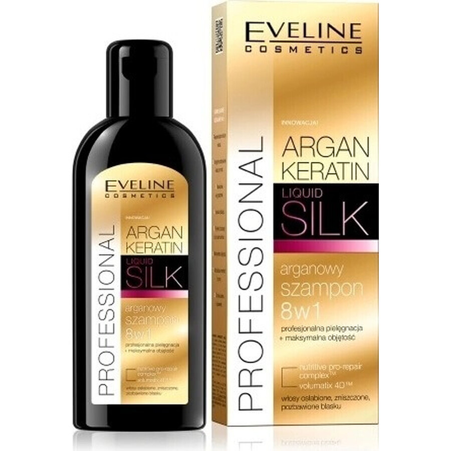 EVELINE Shampooing Argan + Kératine 8in1 150ml 1×150 ml, shampooing