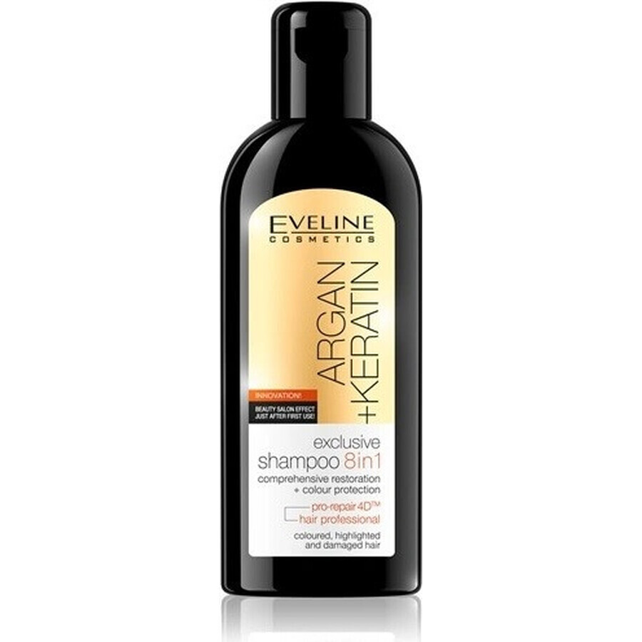 EVELINE Shampooing Argan + Kératine 8in1 150ml 1×150 ml, shampooing