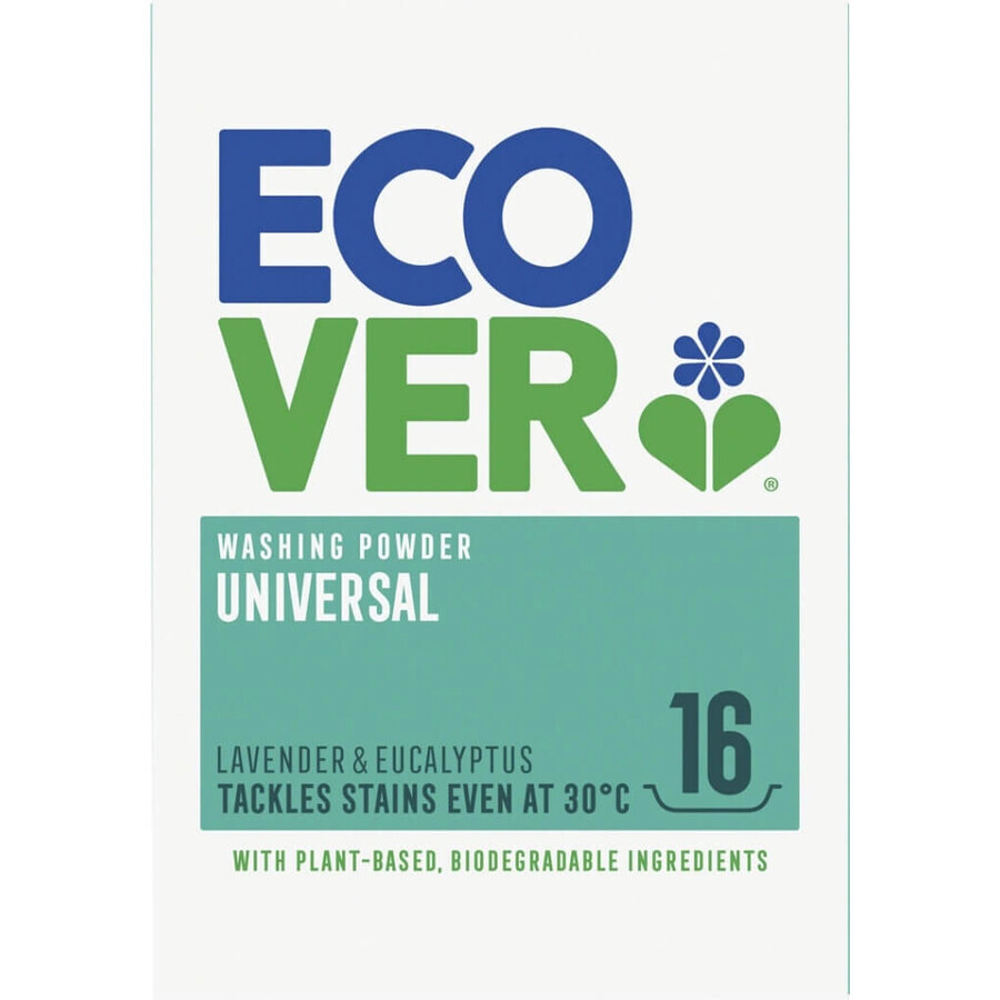 ECOVER Polvere di lavaggio Uni 1x16 PD, Polvere di lavaggio