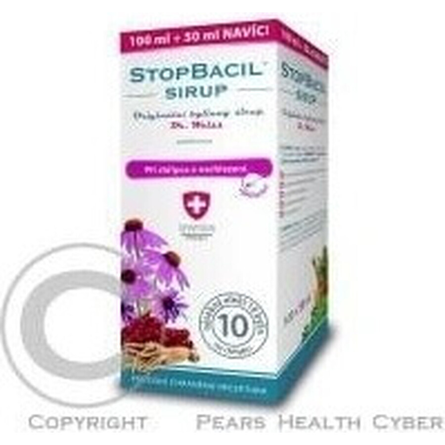 STOPBACIL Medical sciroppo per la tosse Dr Weiss 1×150 ml, sciroppo per la tosse