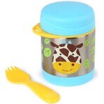 Thermos per alimenti dello Zoo con forchetta - Giraffa 12m+ 1×1 pz, thermos per alimenti