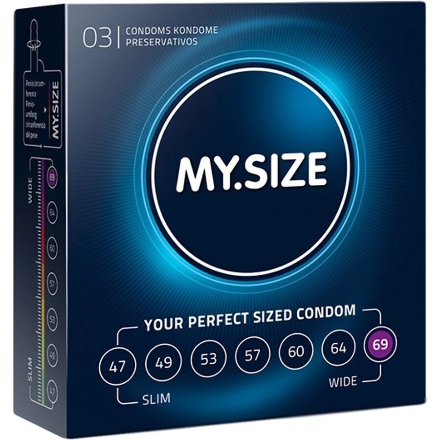 My Size 69 1×36 pcs, condom