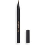 Revolution, Hair Stroke Brow Pen Medium Brown 1×0.50 ml, creion sprâncene