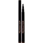 Revolution, Hair Stroke Brow Pen Medium Brown 1×0.50 ml, creion sprâncene