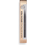 Revolution, Hair Stroke Brow Pen Medium Brown 1×0.50 ml, creion sprâncene