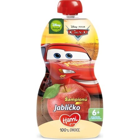 HAMI Disney Disney Cars Cápsula de manzana 1×110 g, cápsula de fruta