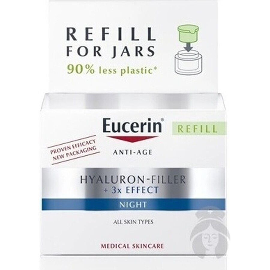 Eucerin HYALURON-FILLER+3xEFFECT Crema de Noche REFILL 1×50 ml