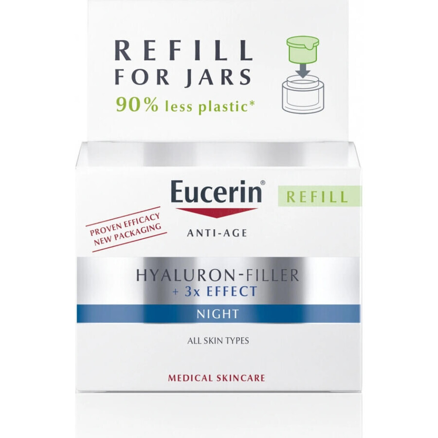 Eucerin HYALURON-FILLER+3xEFFECT Crema de Noche REFILL 1×50 ml