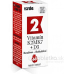 VIRDE VITAMINE VITAMINE K2 MK7 + D3 tbl 1x60 stuks