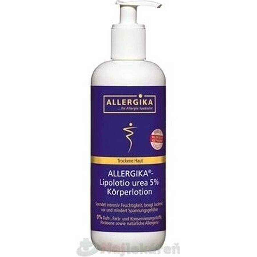 ALLERGIKA Lipolotio urea 5% 1×200 ml, crème pour peaux atopiques