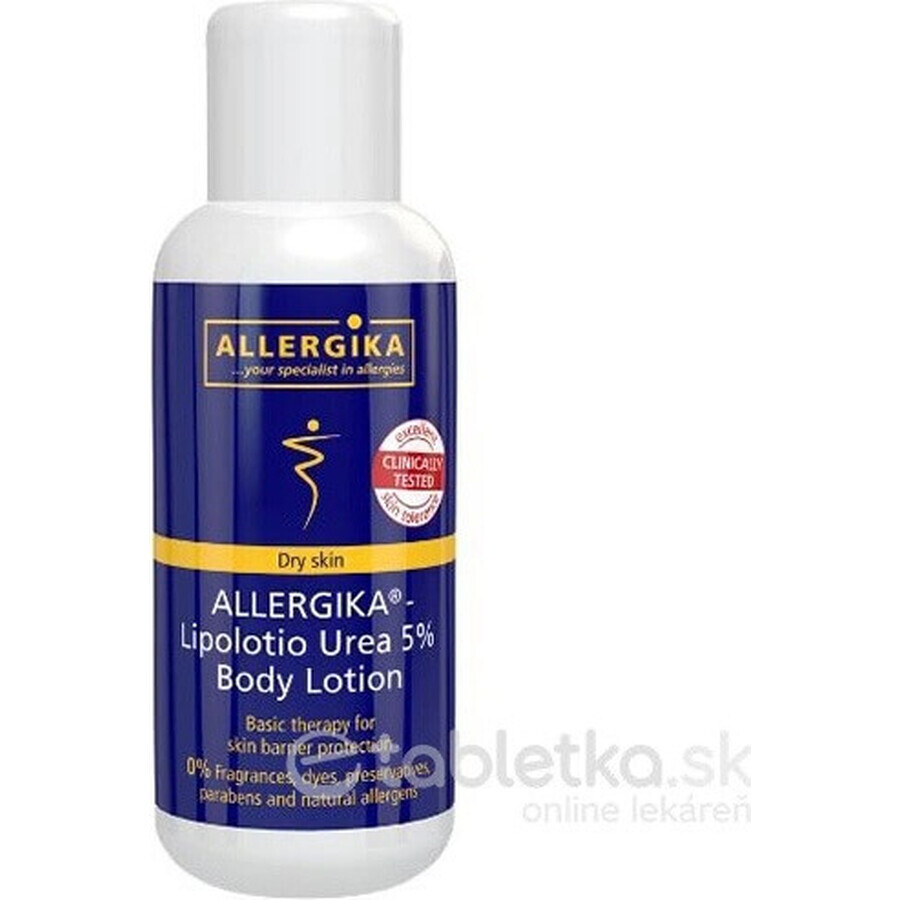 ALLERGIKA Lipolotio urea 5% 1×200 ml, crème pour peaux atopiques