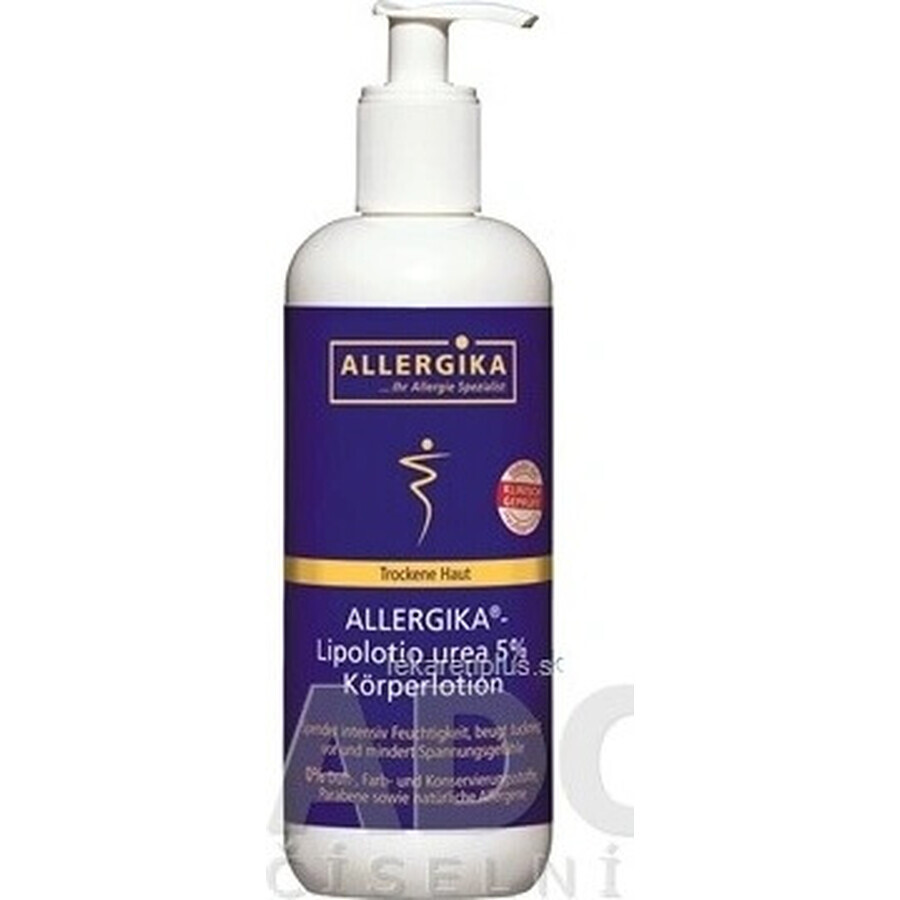 ALLERGIKA Lipolotio urea 5% 1×200 ml, crème pour peaux atopiques