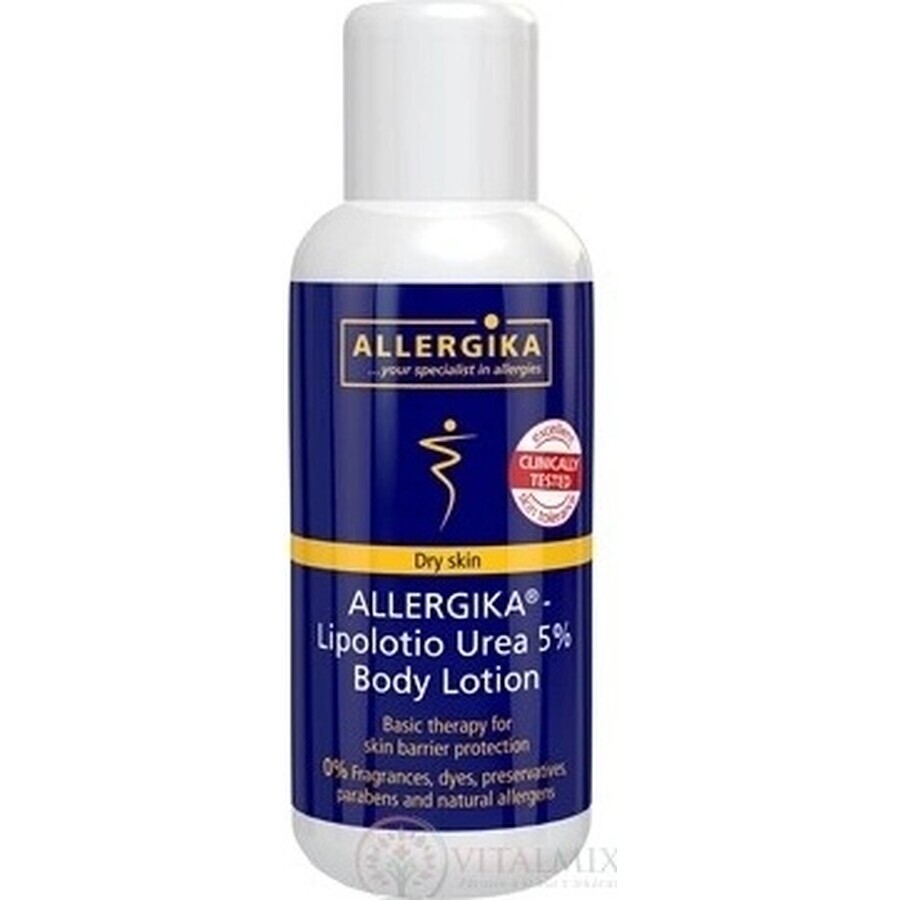 ALLERGIKA Lipolotio urea 5% 1×200 ml, crème pour peaux atopiques