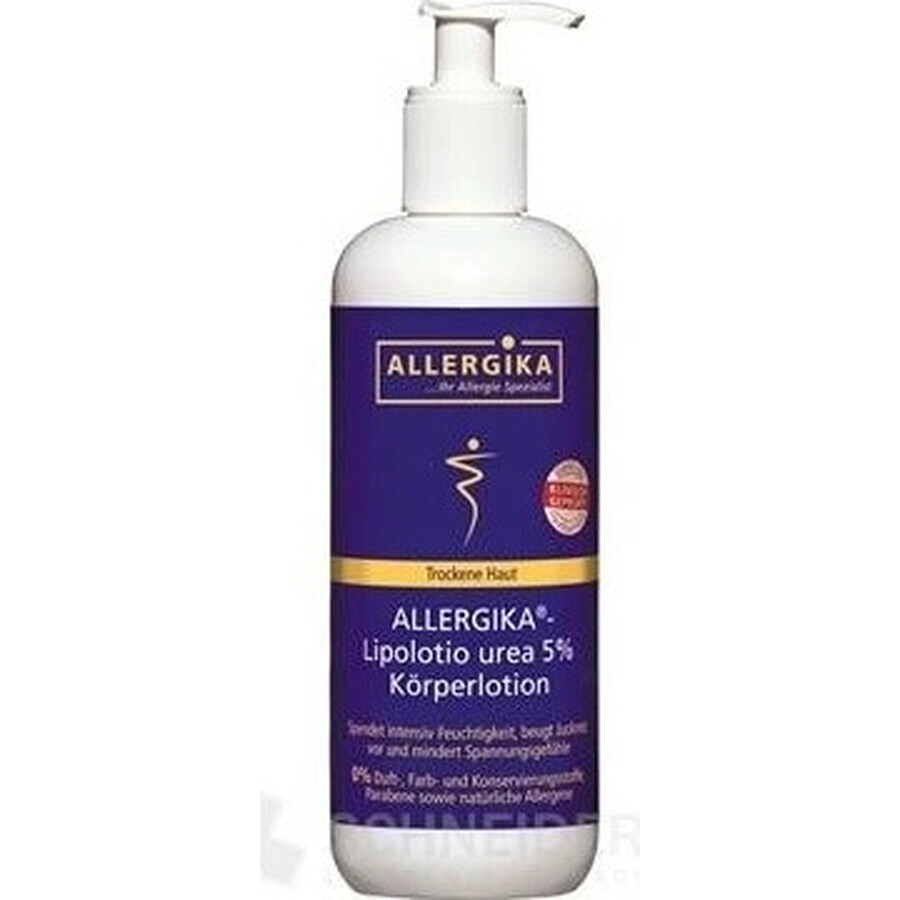 ALLERGIKA Lipolotio urea 5% 1×200 ml, crème pour peaux atopiques