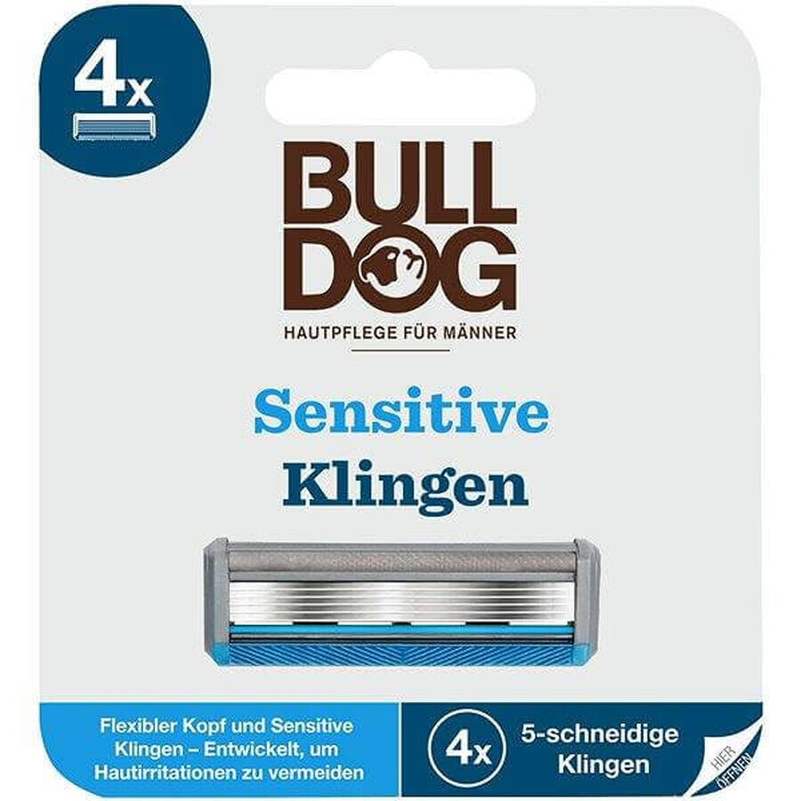 Bulldog-Ersatzköpfe Bulldog Sensitive 1×4 Stück, Ersatzköpfe