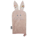 EKO Șervețel de bumbac cu urechi Bunny Rose roz 20x15 cm 1×1 buc, prosop pentru copii