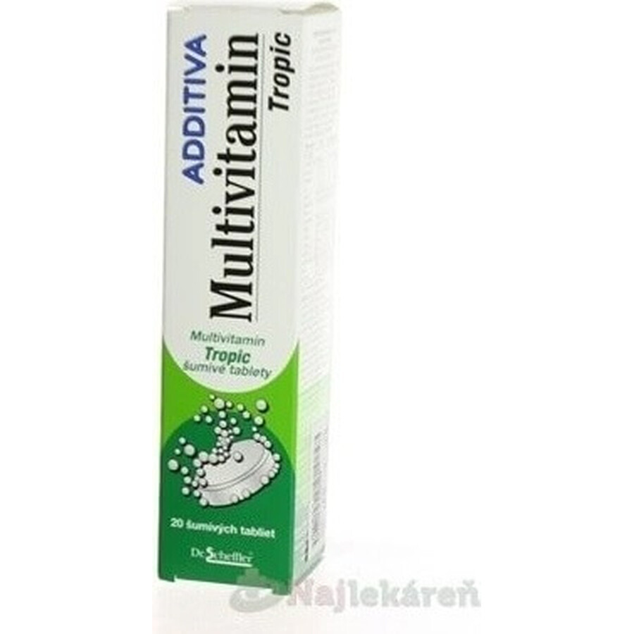 MULTIVITAMINA ADDITIVA Tropic 1×20 tbl, multivitaminico