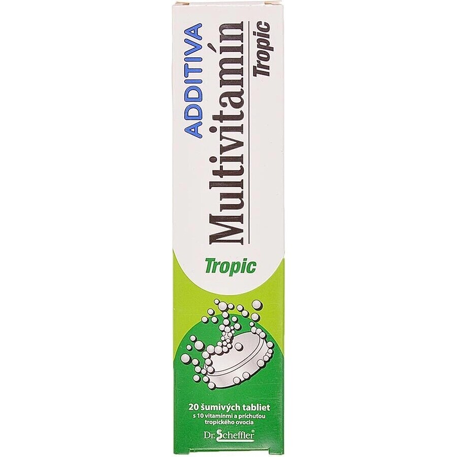 MULTIVITAMINA ADDITIVA Tropic 1×20 tbl, multivitaminico