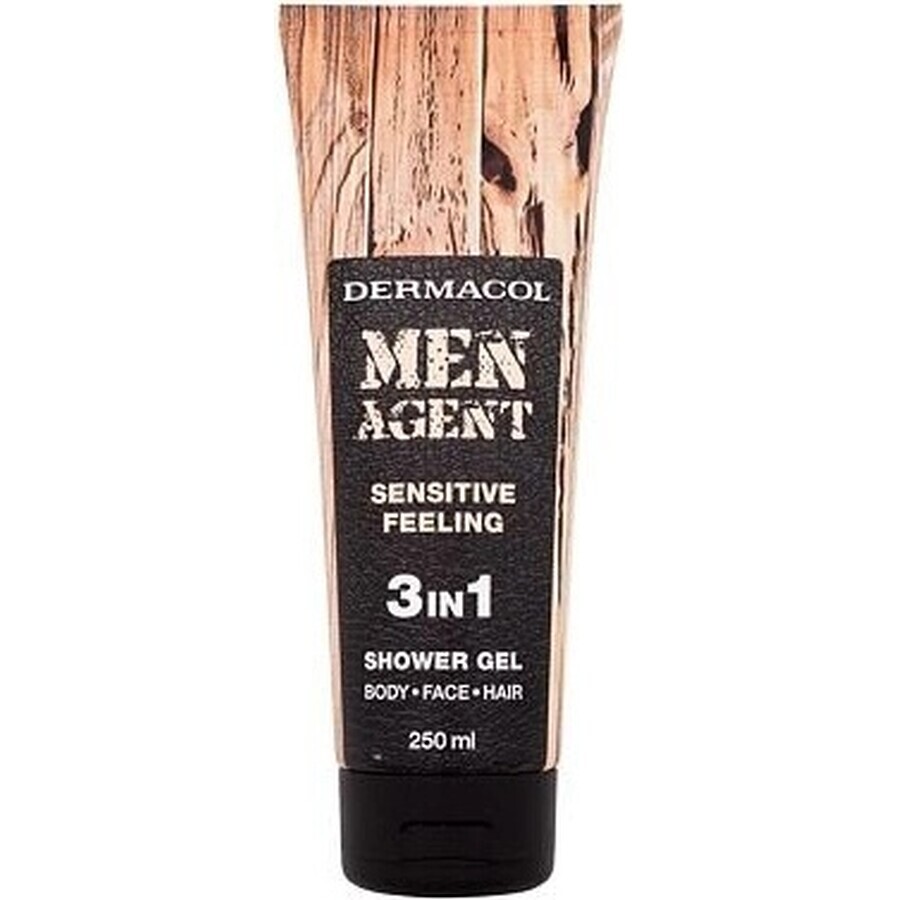 Men Agent SG 3in1 Sensitive feeling 1×250 ml shower gel for men