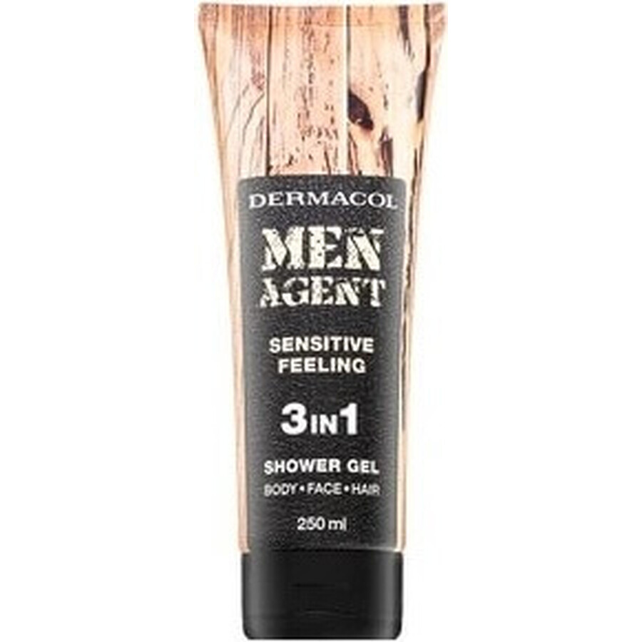 Men Agent SG 3in1 Sensitive feeling 1×250 ml shower gel for men