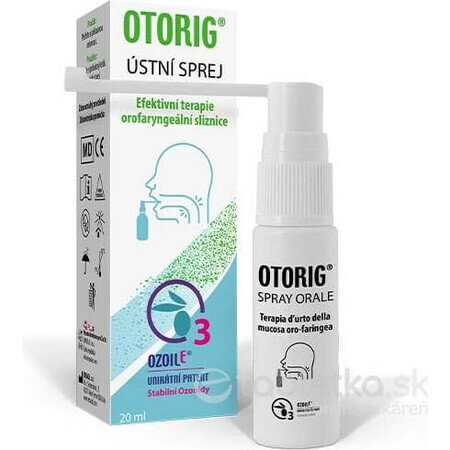 Ozonide OTORIG oral spray 1×20 ml, oral spray