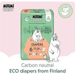 Muumi Baby 6 Junior 12-24 kg, monthly pack of organic diapers 1×108pcs, ECO Diapers